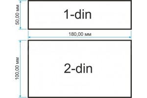 Autorádia 1DIN vs. autorádia 2DIN