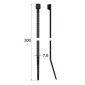 Stahovací pásky 300 x 7,6 mm (100 ks)