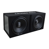 Dvojitý aktivní subwoofer v boxu Ground Zero GZIB2.30BR-ACT