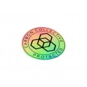Samolepka Carbon Collective Oil Slick Protected Seal 40 mm