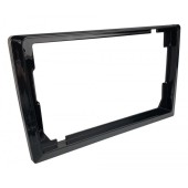 Redukce pro montáž 9" autorádia do 10" rámečku, lesklá černá