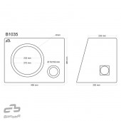 Bassreflexová ozvučnice Basser B1035 Black