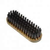 Kartáč na čištění kůže a alcantary COLOURLOCK Leather cleaning brush brown