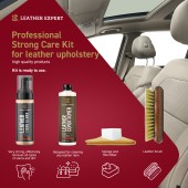 Set autokosmetiky na kůži Leather Expert - Leather Strong Care Kit