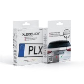 Průhledný držák SPZ Plexiclick V1 Transparent (110 mm)