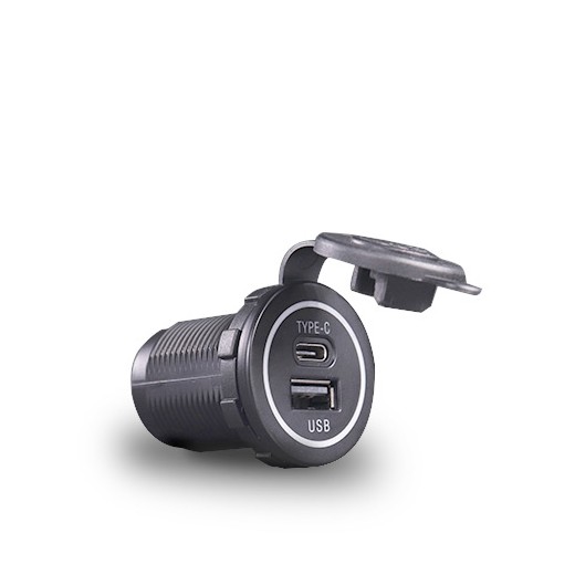 Nabíječka USB-A & USB-C vestavná, 5V, 4.2A MY1218