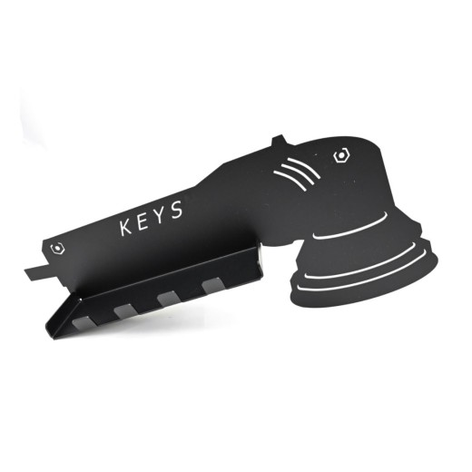 Věšák na klíče Poka Premium Hanger for car keys in shape of polishing machine with additional shelf
