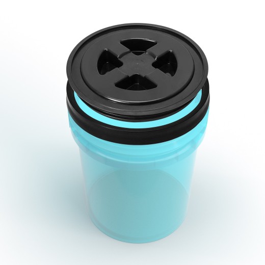 Víko Carbon Collective Gamma Seal Bucket Lid - Black