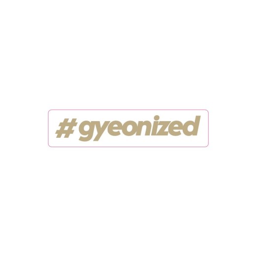 Samolepka Gyeon #gyeonized Sticker Gold (17,9 mm x 100 mm)