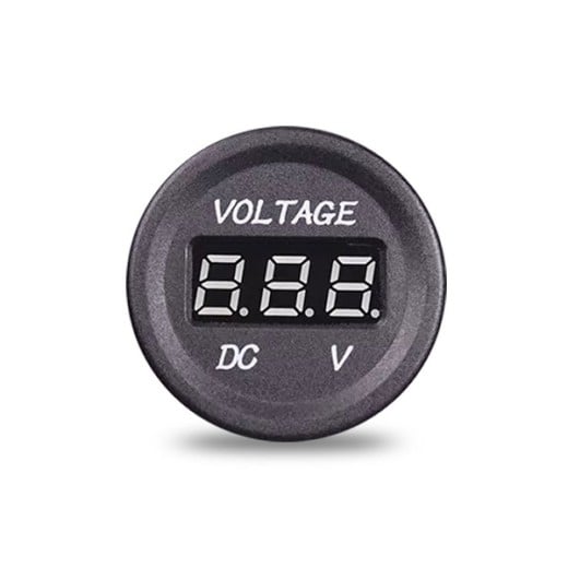 Voltmeter, 6-30V, modrá LED MY1082