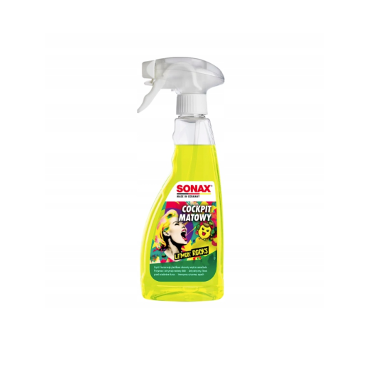 Čistič přístrojové desky Sonax Cockpit Pfleger Matteffect Lemon Rocks (500 ml)