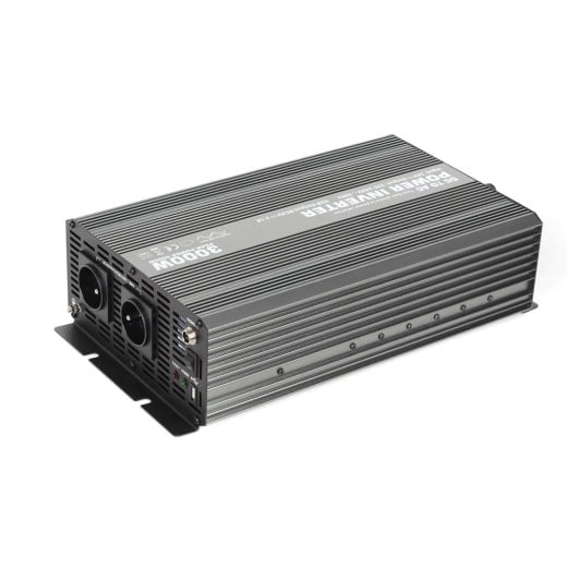 Měnič napětí z 24V na 230V + USB, 3000W - CAR3000-24V