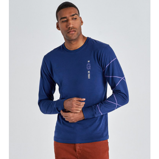 Pánské tričko Gyeon Long Sleeve Navy Blue S