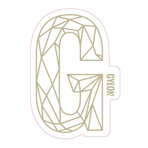 Samolepka Gyeon G Sticker Gold (200 mm x 131,3 mm)