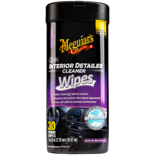 Ubrousky na čištění interiéru Meguiar's Quik Interior Detailer Wipes (25 pack)