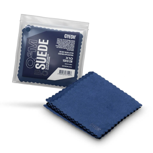 Mikrovláknové aplikační utěrky Gyeon Q2M Suede EVO 10-Pack (10 x 10 cm)