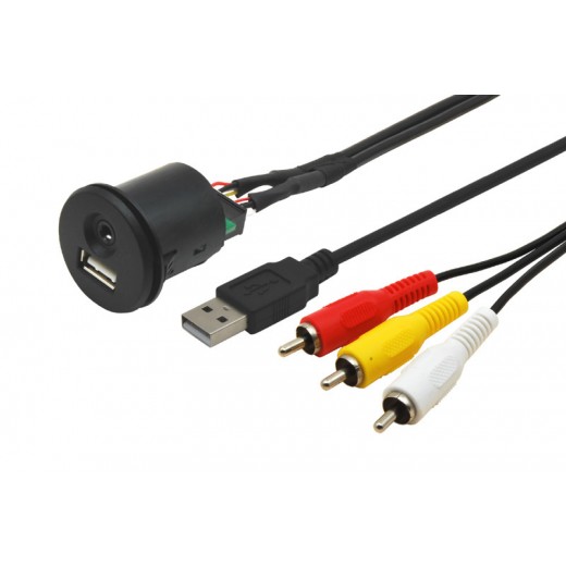 USB / JACK 4pólový prodlužovací kabel