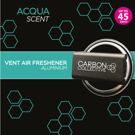 Vůně do ventilace Carbon Collective Aluminium Vent Air Fresheners Acqua