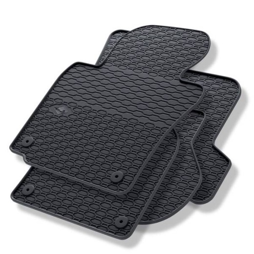 Gumové autokoberce Geyer & Hosaja pro Volkswagen Golf V, Volkswagen Golf VI, Volkswagen Jeta (2005 - 2010), Volkswagen Scirocco (2008 - 2017) / Seat Leon (2005 - 2012) / Škoda Octavia 2