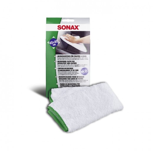 Utěrka z mikrovlákna na textil a kůži Sonax Microfaser Tuch für Polster+Leder