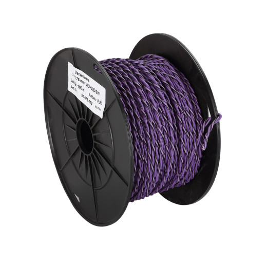 Reproduktorový kabel ACV FLRY Twisted purple/purple-black 075