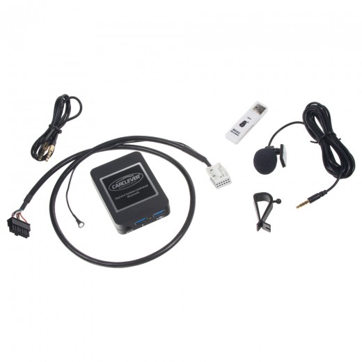 Carclever hudební přehrávač USB / AUX / Bluetooth pro VW / Škoda / Audi / Seat