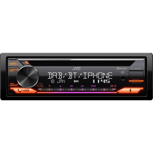 Autorádio s bluetooth JVC KD-DB922BT