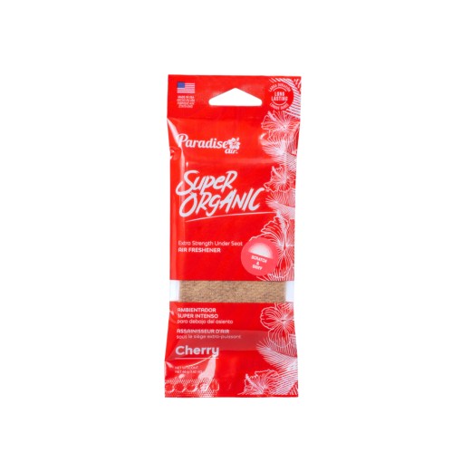 Osvěžovač vzduchu Paradise Air Super Organic lněný blok, vůně Cherry