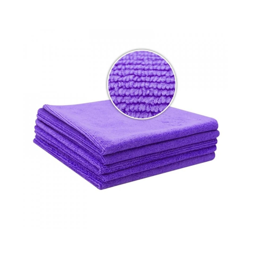Mikrovláknová utěrka Liquid Elements All-Purpose Purple Microfiber Cloth Value Set of 5 - 310 GSM 40 x 40 cm