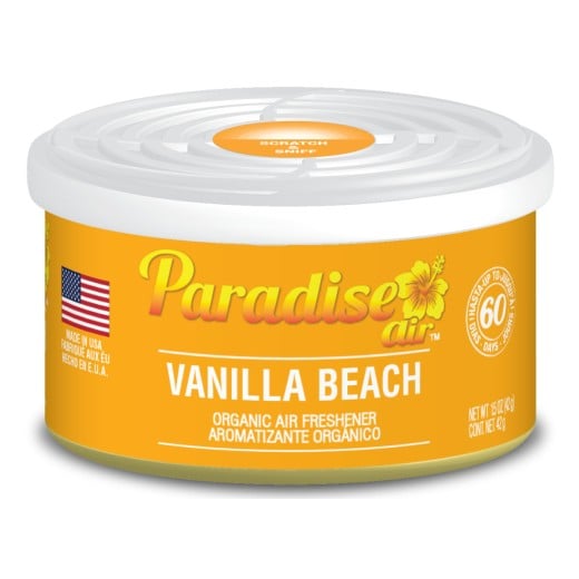 Osvěžovač vzduchu Paradise Air Organic Air Freshener Vanilla Beach - Vanilka (42 g)