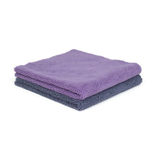 Mikrovláknová utěrka Purestar Two Face Buffing Towel Purple/Gray