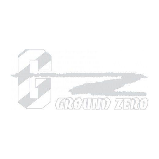 Samolepka Ground Zero Sticker Silver GZ (820 mm x 120 mm)