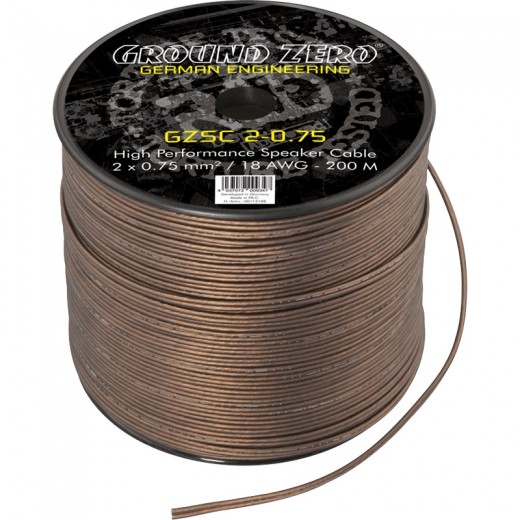 Repro kabel Ground Zero GZSC 2-0.75 metráž