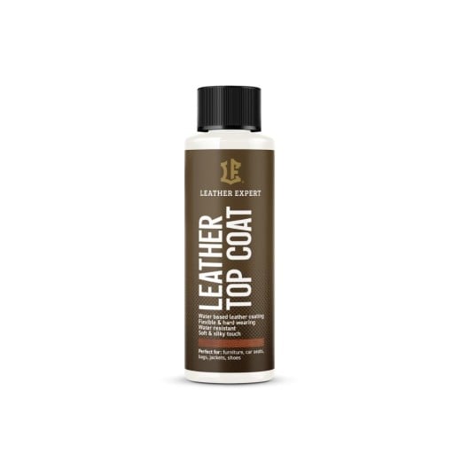Polyuretanový lak na kůži Leather Expert - Leather Top Coat (50 ml) - satén