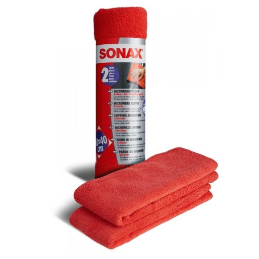 Utěrky z mikrovlákna Sonax Microfaser Tücher Außen