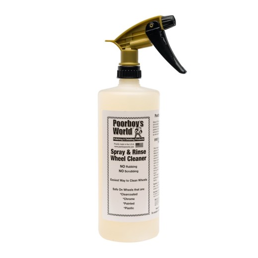 Silný čistič na kola Poorboy's Spray and Rinse Wheel Cleaner (946 ml)