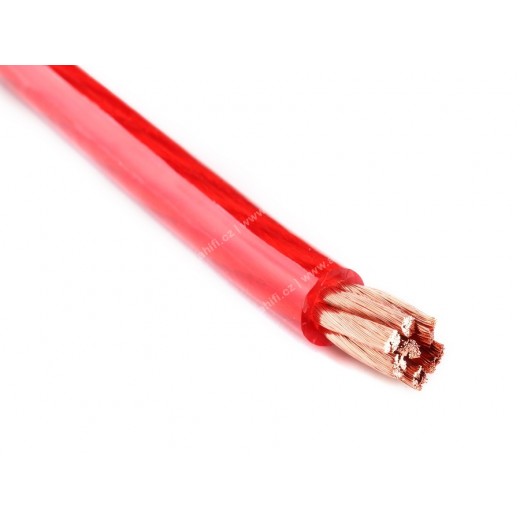 Červený napájecí kabel Gladen PP 10 Red