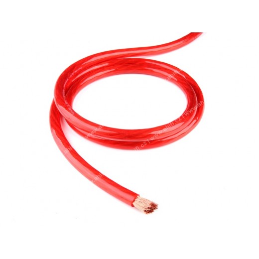 Červený napájecí kabel Gladen PP 35 Red