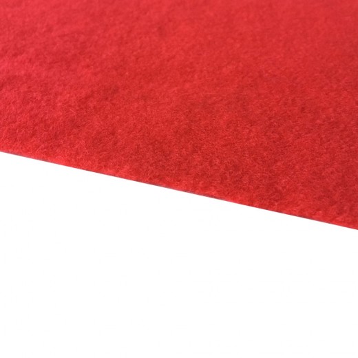 Červený samolepicí potahový koberec SGM Carpet Red Adhesive