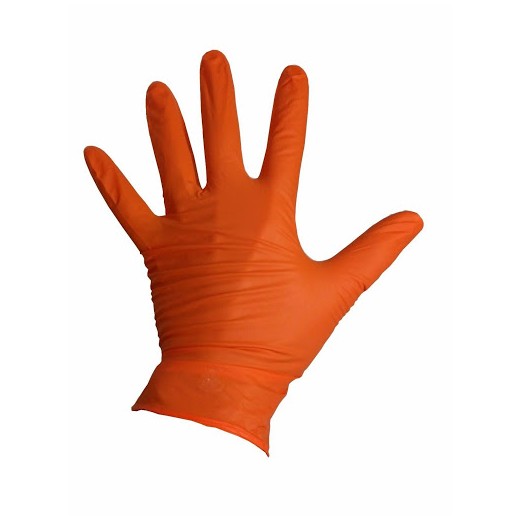 Chemicky odolná nitrilová rukavice Black Mamba Orange Nitrile Glove - L