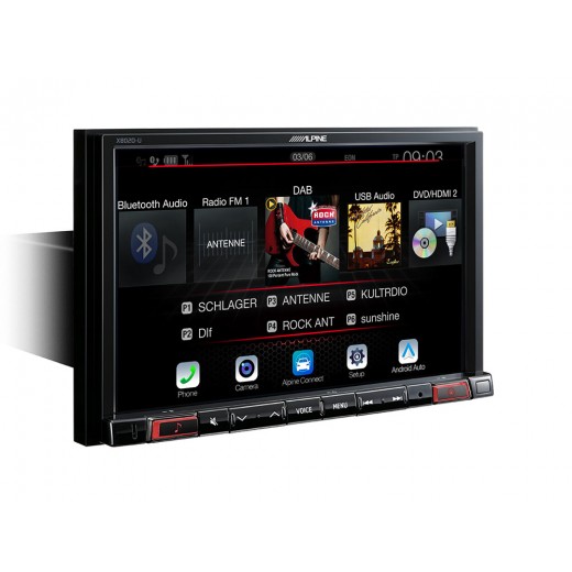 2DIN autorádio s navigací Alpine X802D-U