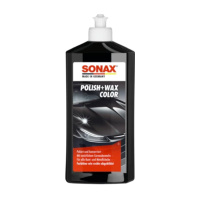 Leštěnka s voskem na černé barvy Sonax Polish+Wax Color Schwarz (500 ml)