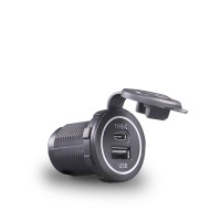 Nabíječka USB-A & USB-C vestavná, 5V, 4.2A MY1218