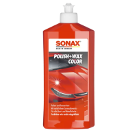 Leštěnka s voskem na červené barvy Sonax Polish+Wax Color Rot (500 ml)
