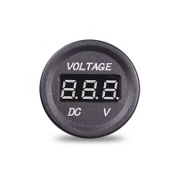 Voltmetr, 6-30V, červená LED MY1083
