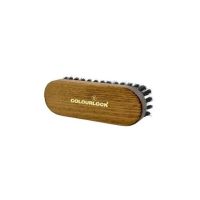 Kartáč na čištění kůže a alcantary COLOURLOCK Leather cleaning brush brown