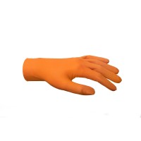 Chemicky odolná nitrilová rukavice Brela Pro Care CDC Grip Nitril - XL (oranžová)