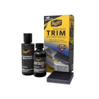 Sada na oživení a ochranu nelakovaných plastů v exteriéru Meguiar's Heavy Duty Trim Restoration Kit