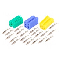 Set Mini ISO konektorů s piny 4carmedia 361441