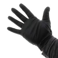 Chemicky odolná nitrilové rukavice Black Mamba Glove SnakeSKin - L